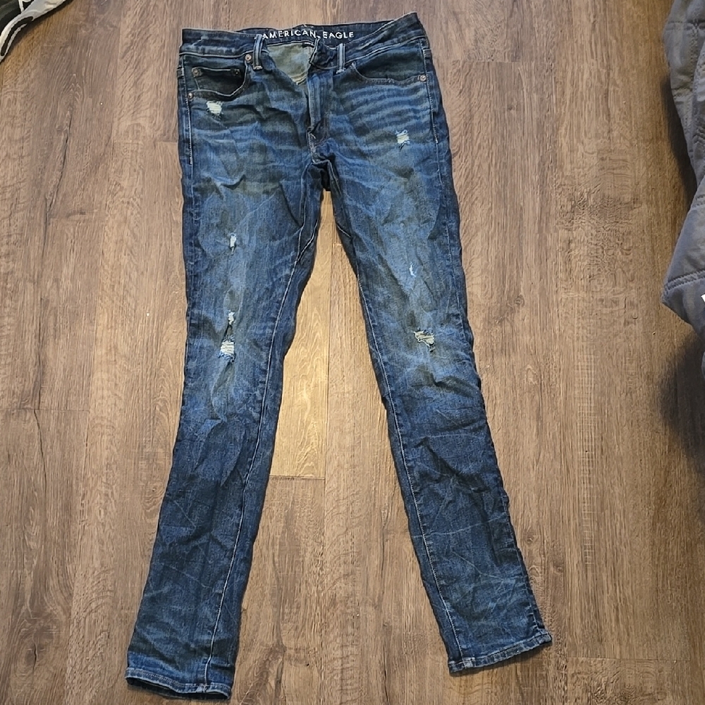 American Eagle Outfitters Women's Blue Jeans